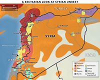 syria sectarian map